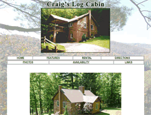 Tablet Screenshot of craigslogcabin.com